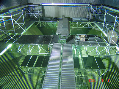 锅炉炉内检修架